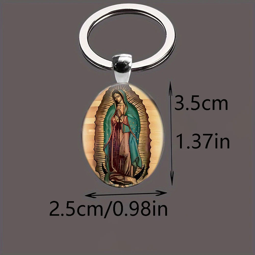 Our Lady of Guadalupe Keychain – Catholic Sacred Heart Devotional