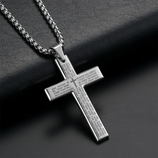 Bible Cross Pendant Necklace