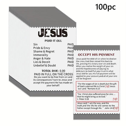 Pocket Bible Card –  Prayer & Faith Message