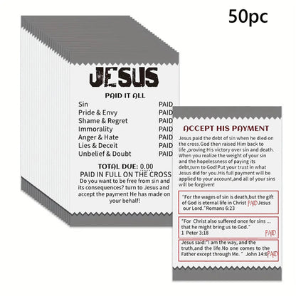 Pocket Bible Card –  Prayer & Faith Message