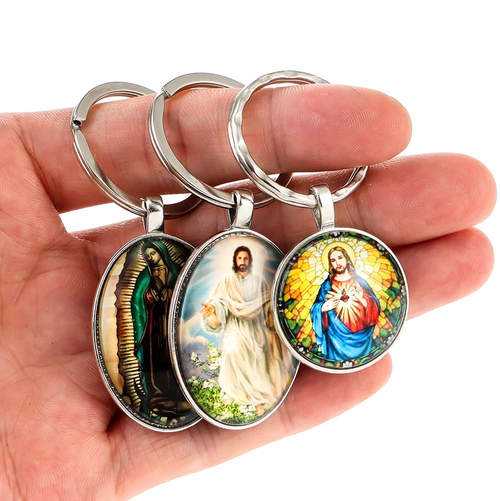 Our Lady of Guadalupe Keychain – Catholic Sacred Heart Devotional